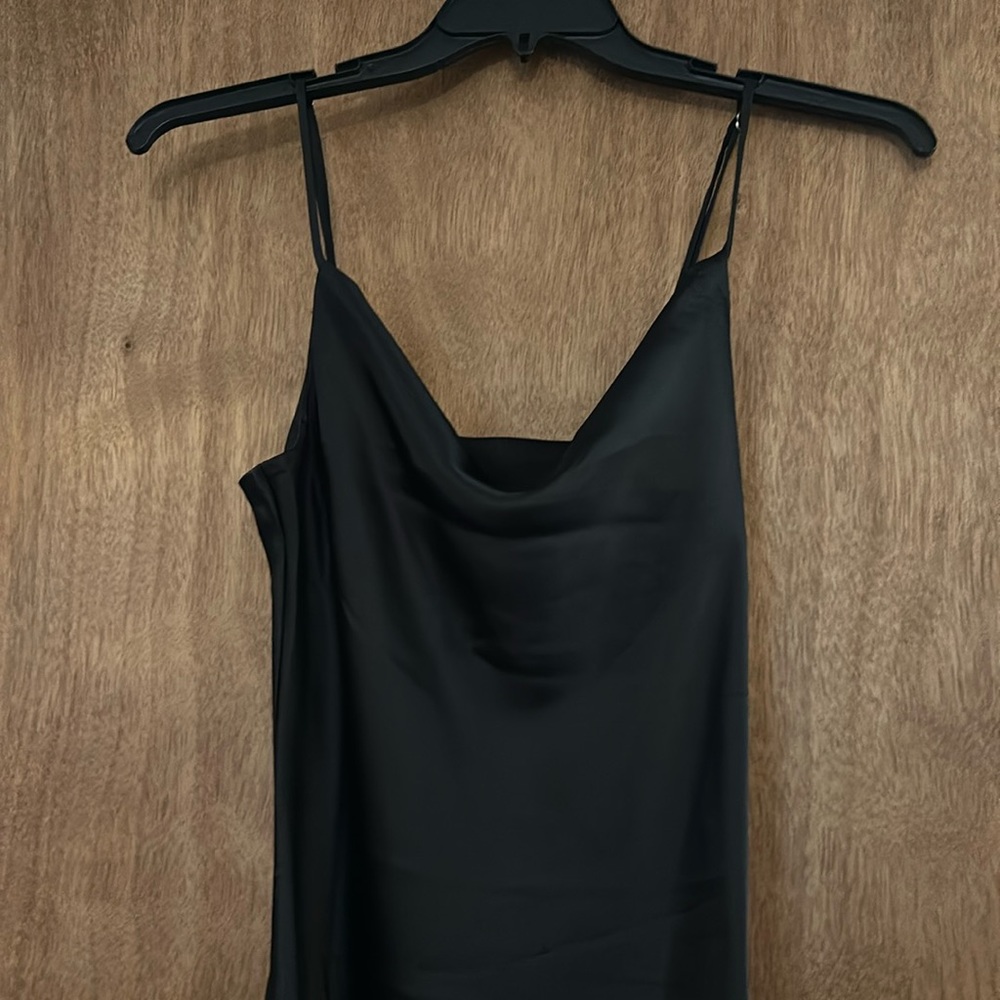 Black Satin Forever 21 Dress